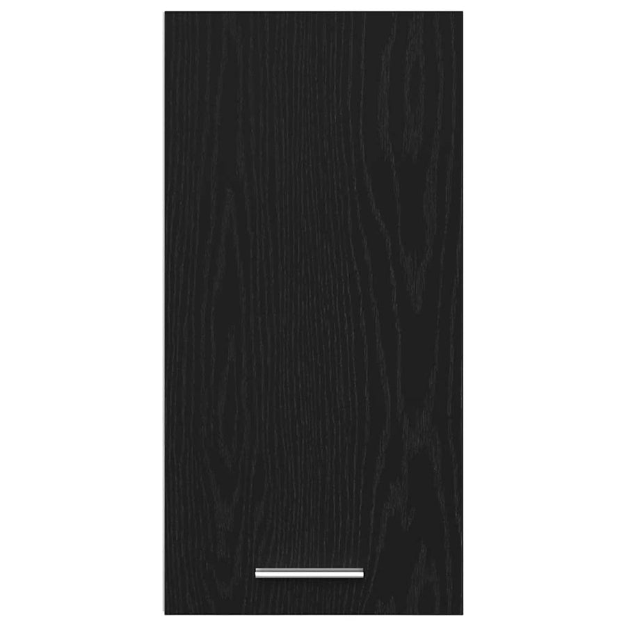 Hangkast zwart eikenkleurig 30x31x60 cm bewerkt hout
