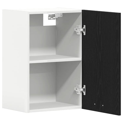 Hangkast zwart eikenkleurig 40x31x60 cm bewerkt hout