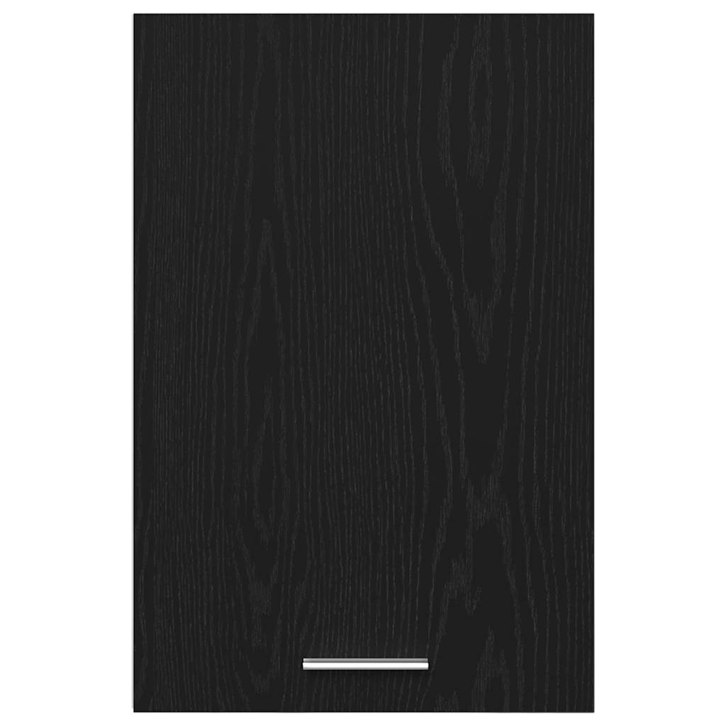 Hangkast zwart eikenkleurig 40x31x60 cm bewerkt hout