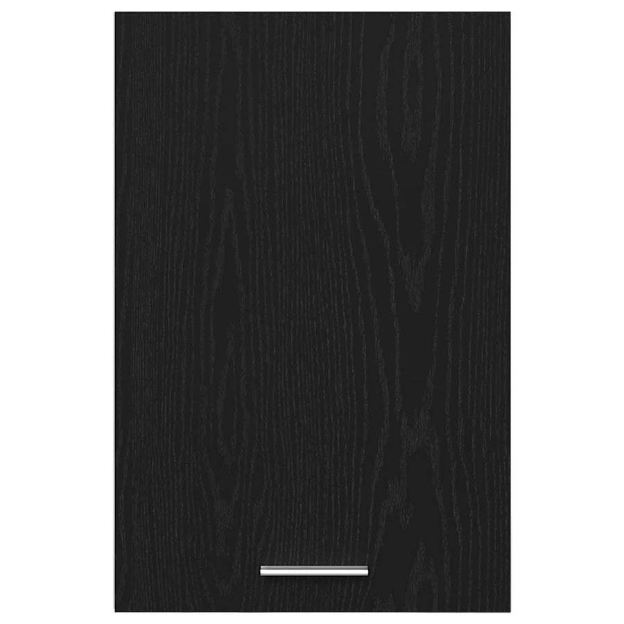 Hangkast zwart eikenkleurig 40x31x60 cm bewerkt hout