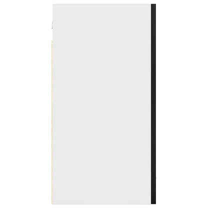 Hangkast zwart eikenkleurig 40x31x60 cm bewerkt hout