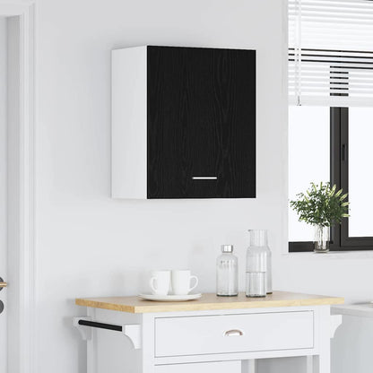Hangkast Riga Zwart eiken 50 x 31 x 60 cm Bewerkt hout