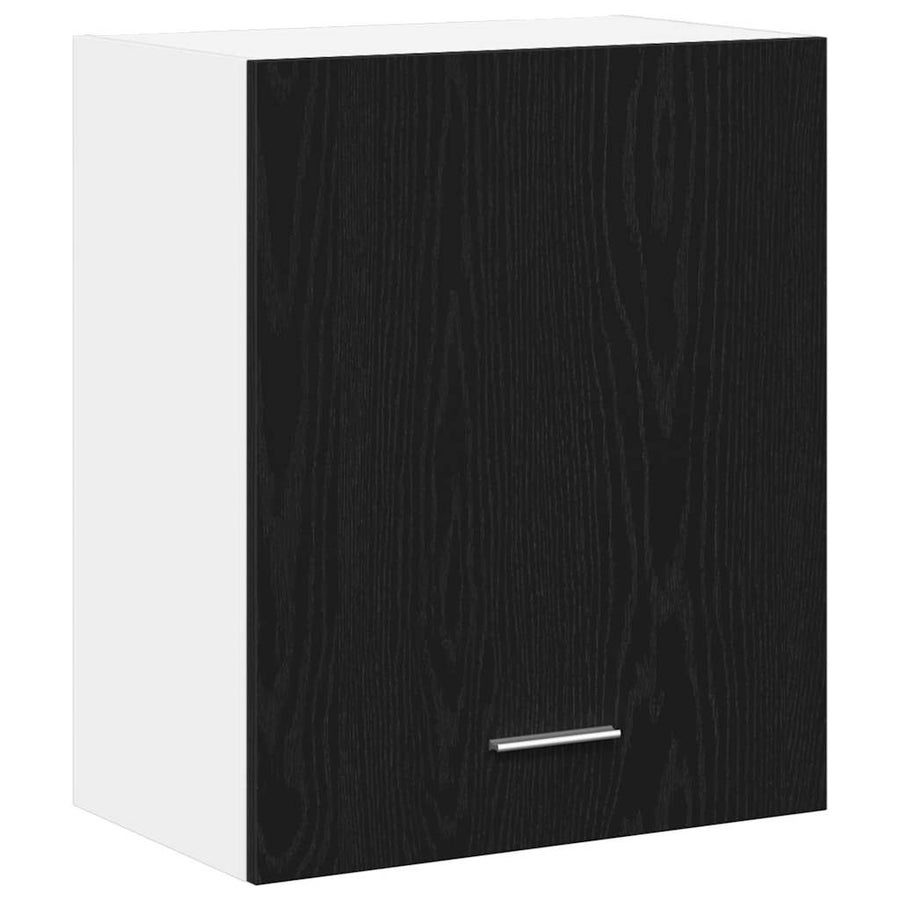 Hangkast Riga Zwart eiken 50 x 31 x 60 cm Bewerkt hout