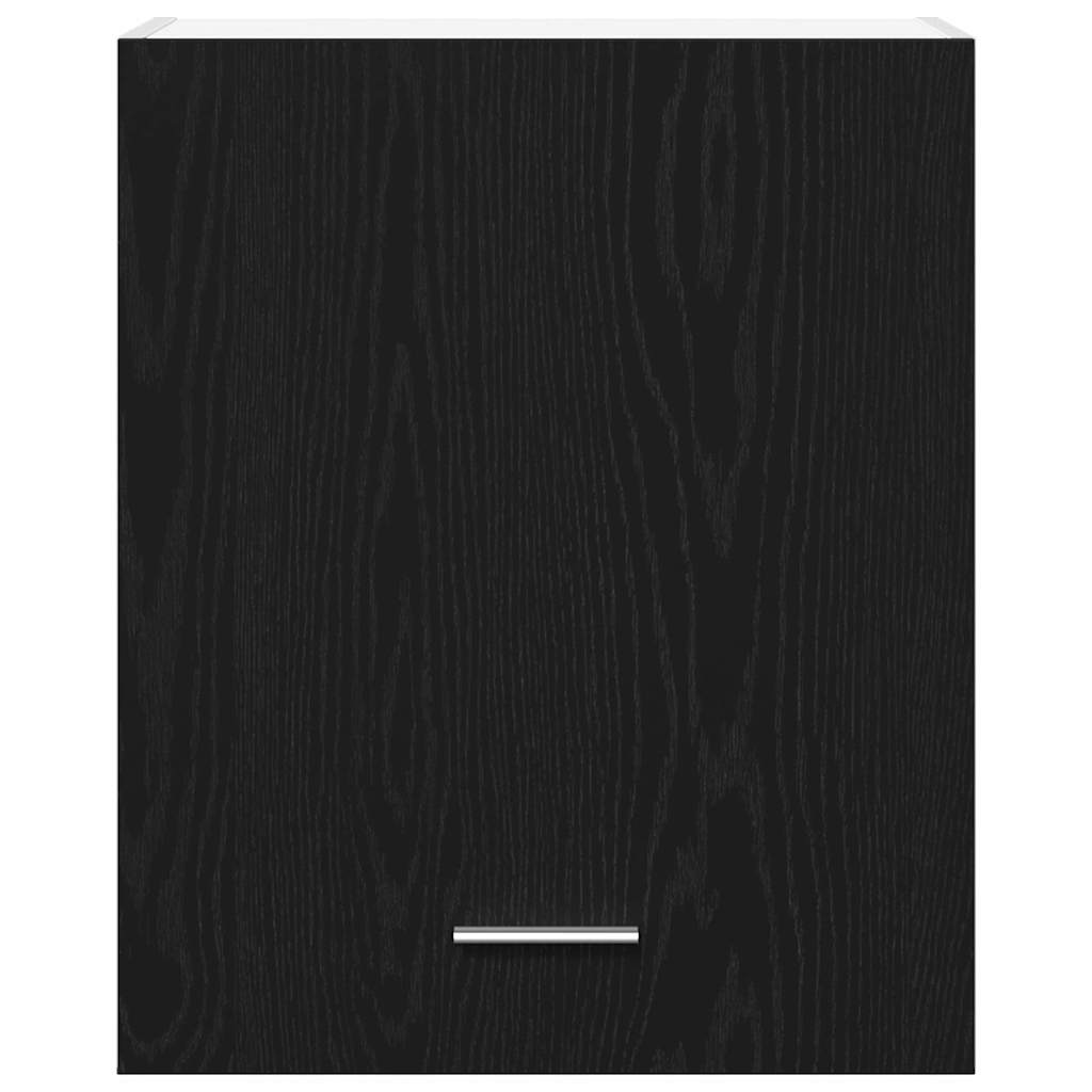 Hangkast Riga Zwart eiken 50 x 31 x 60 cm Bewerkt hout