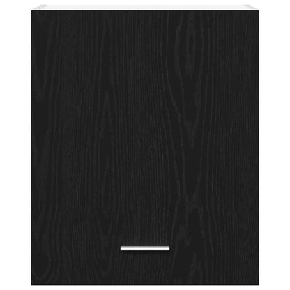 Hangkast Riga Zwart eiken 50 x 31 x 60 cm Bewerkt hout