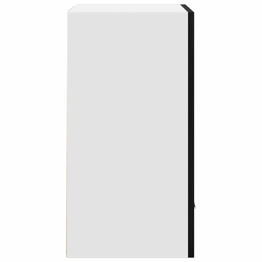 Hangkast Riga Zwart eiken 50 x 31 x 60 cm Bewerkt hout