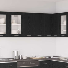 Hangkast Lyon Zwart Eiken 60 x 31 x 60 cm Bewerkt hout