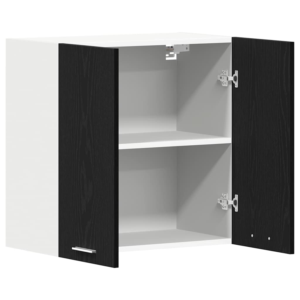 Hangkast Lyon Zwart Eiken 60 x 31 x 60 cm Bewerkt hout