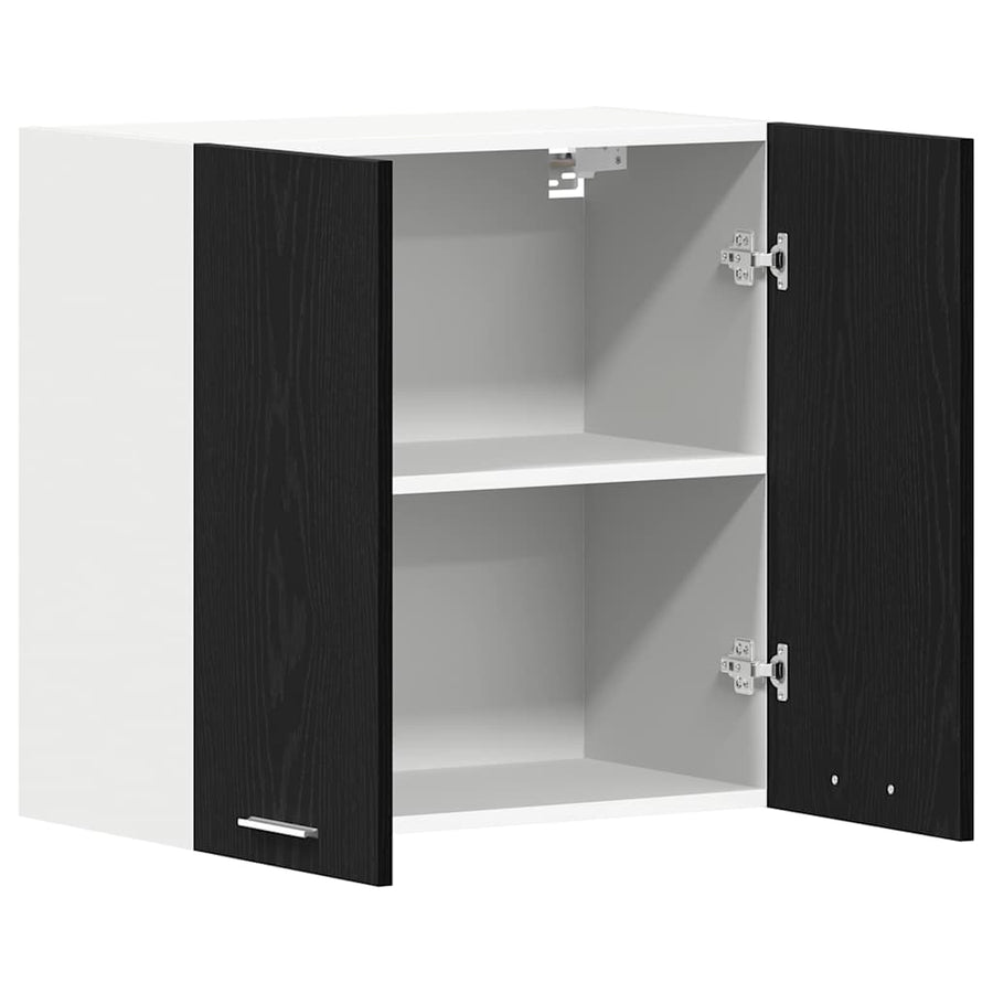 Hangkast Lyon Zwart Eiken 60 x 31 x 60 cm Bewerkt hout