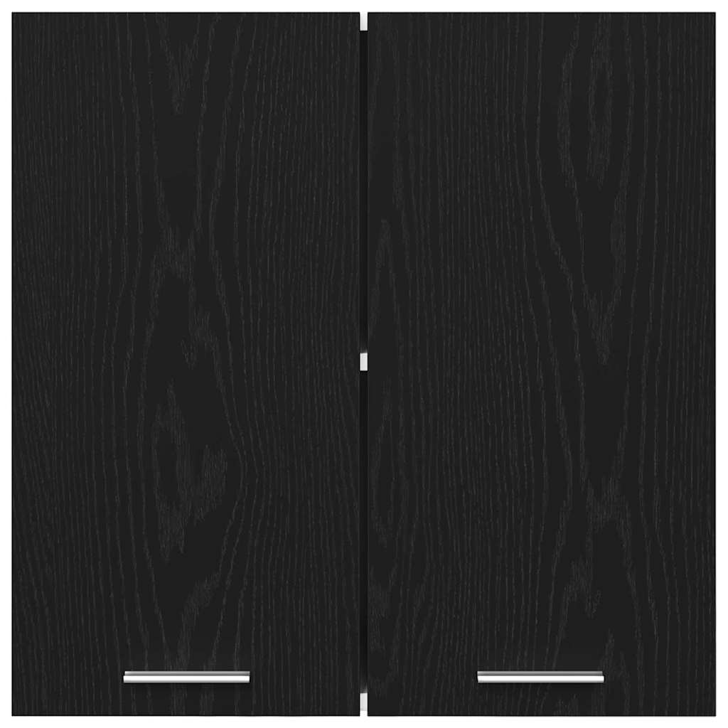 Hangkast Lyon Zwart Eiken 60 x 31 x 60 cm Bewerkt hout