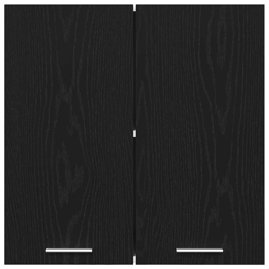 Hangkast Lyon Zwart Eiken 60 x 31 x 60 cm Bewerkt hout