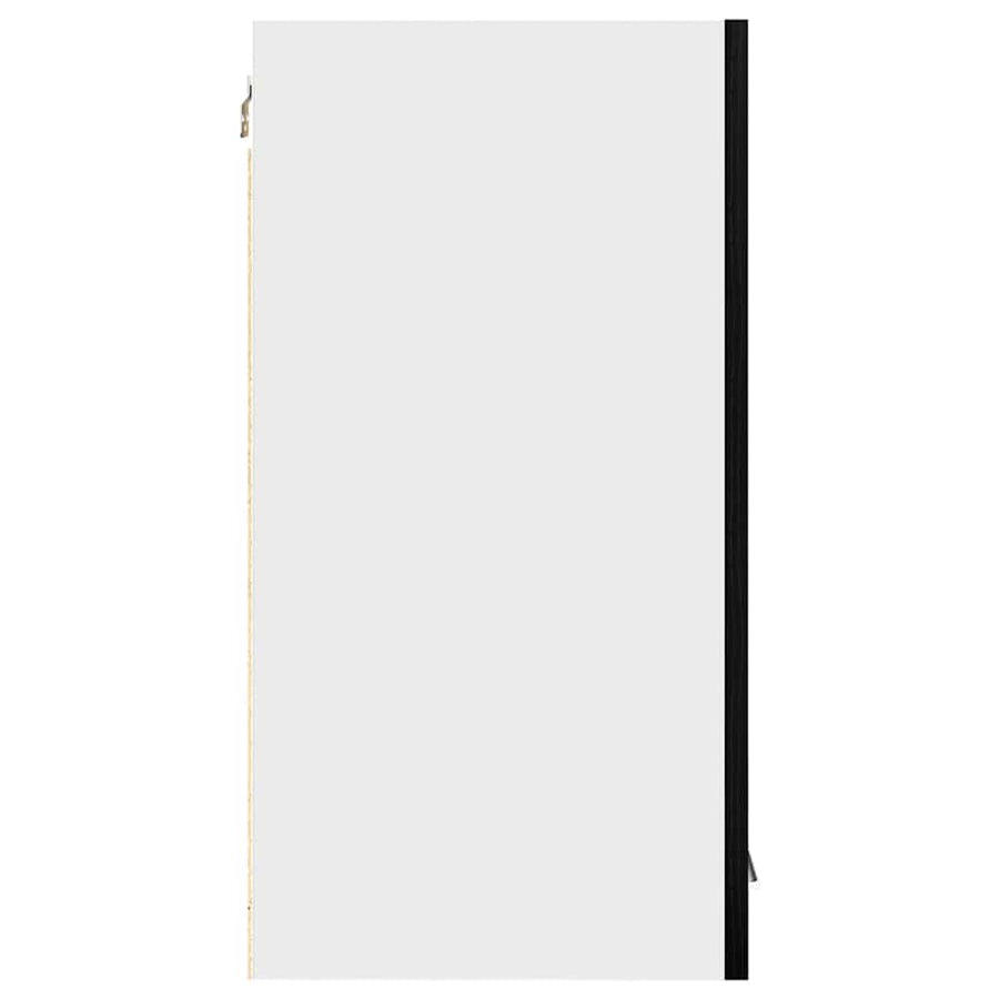 Hangkast Lyon Zwart Eiken 60 x 31 x 60 cm Bewerkt hout