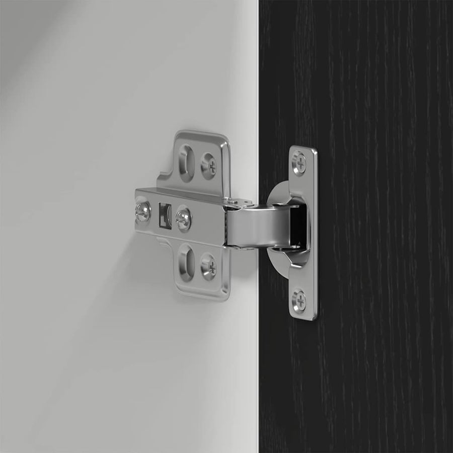 Hangkast Lyon Zwart Eiken 60 x 31 x 40 cm Bewerkt hout