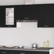 Hangkast Lyon 60x31x40 cm zwart eiken