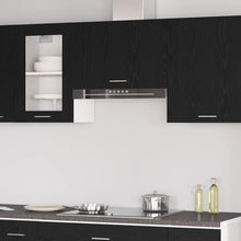 Hangkast Lyon Zwart Eiken 60 x 31 x 40 cm Bewerkt hout