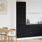Wall Cabinet Lyon Black Oak 60 x 31 x 207 cm Engineered wood