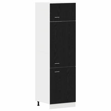 Hangkast Lyon Zwart Eiken 60 x 31 x 207 cm Bewerkt hout