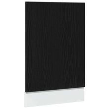 Vaatwasserpaneel Lyon 45x1,5x67 cm bewerkt hout zwart eiken