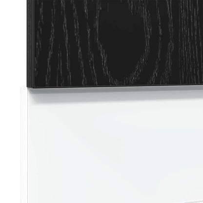 Vaatwasserpaneel Lyon 60x1,5x67 cm bewerkt hout zwart eiken
