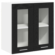 Hangkast met plank Zwart Eiken 60 x 31 x 60 cm Bewerkt hout