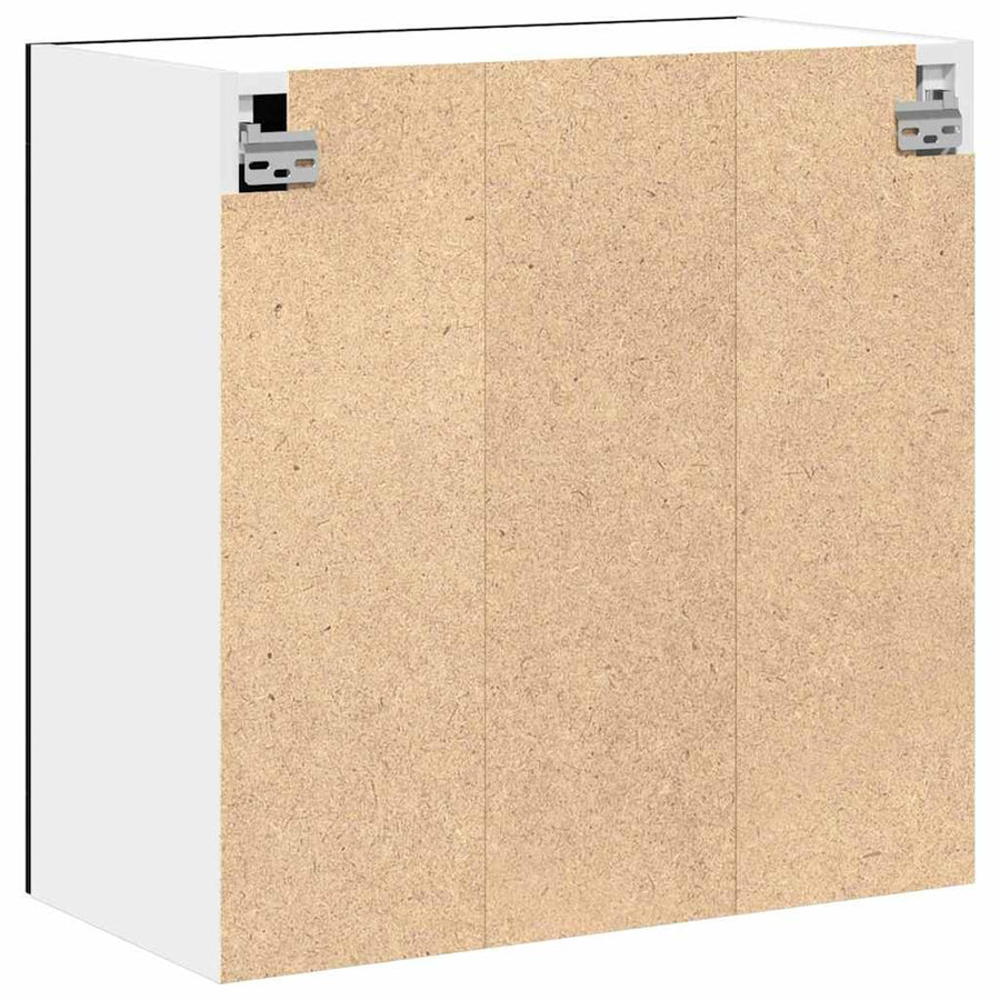 Hangkast met plank Zwart Eiken 60 x 31 x 60 cm Bewerkt hout