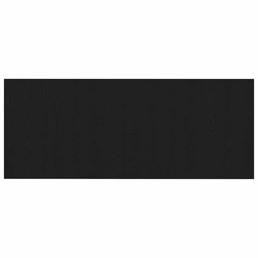 Bed Hoofdbord Zwart Eiken 160 x 1.5 x 80.5 cm Bewerkt hout