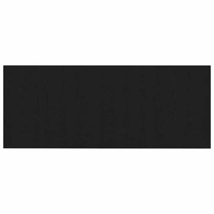 Bed Hoofdbord Zwart Eiken 160 x 1.5 x 80.5 cm Bewerkt hout