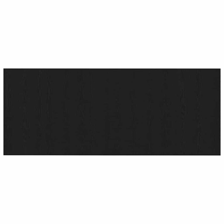 Bed Hoofdbord Zwart Eiken 160 x 1.5 x 80.5 cm Bewerkt hout
