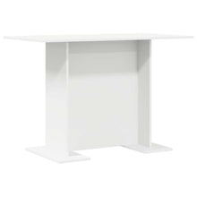 Eettafel Wit 110 x 60 x 75 cm Bewerkt hout