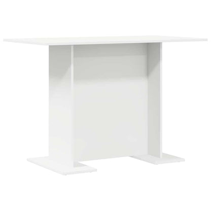 Eettafel Wit 110 x 60 x 75 cm Bewerkt hout