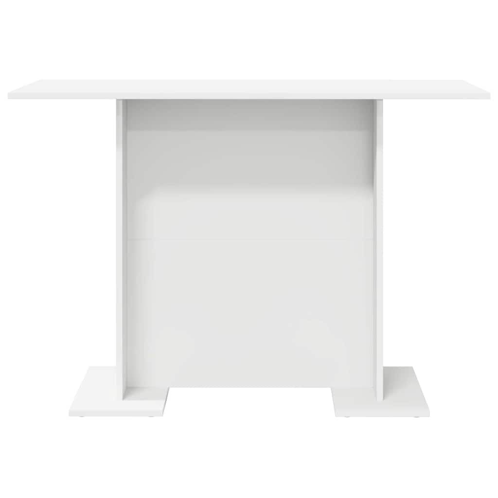 Eettafel Wit 110 x 60 x 75 cm Bewerkt hout