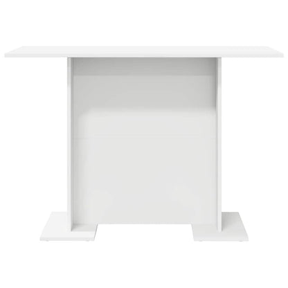 Eettafel Wit 110 x 60 x 75 cm Bewerkt hout