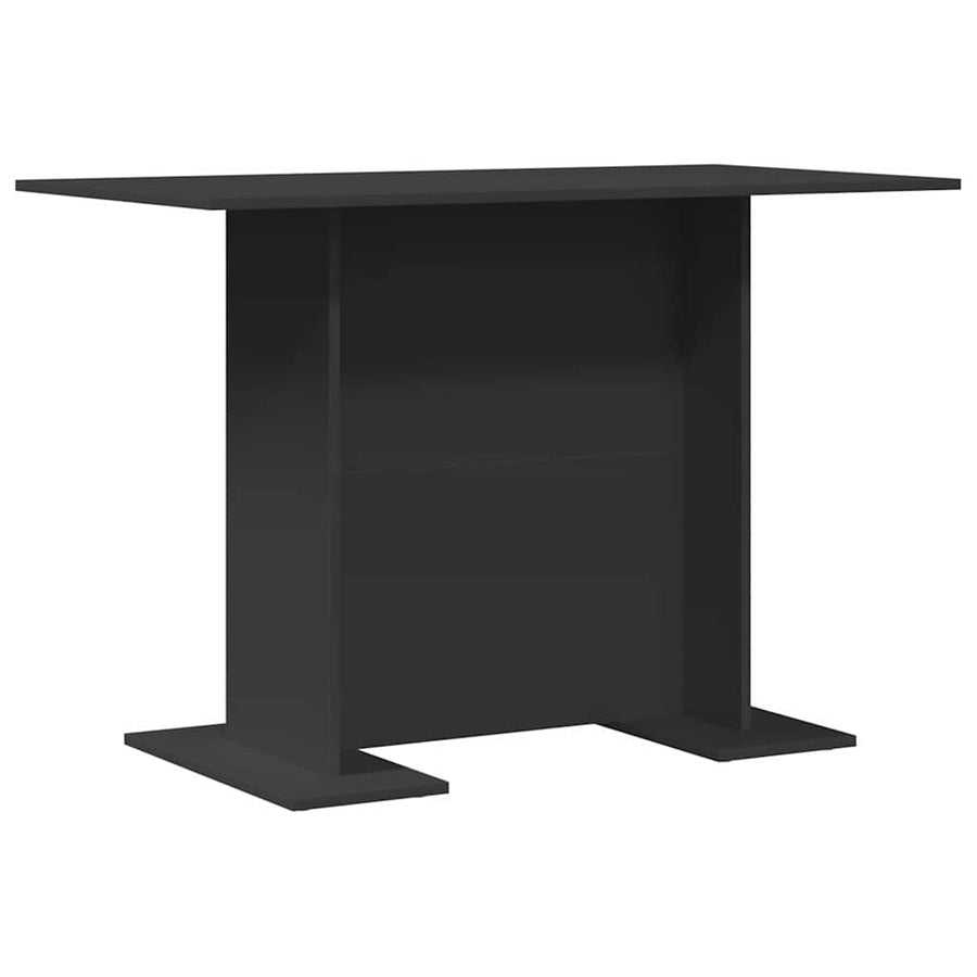 Eettafel Zwart 110 x 60 x 75 cm Bewerkt hout