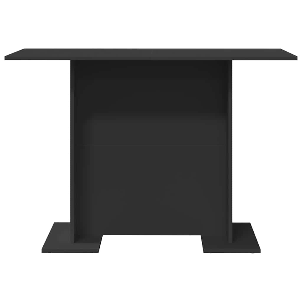 Eettafel Zwart 110 x 60 x 75 cm Bewerkt hout