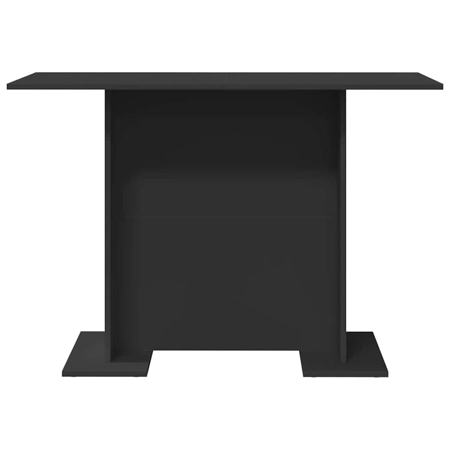 Eettafel Zwart 110 x 60 x 75 cm Bewerkt hout