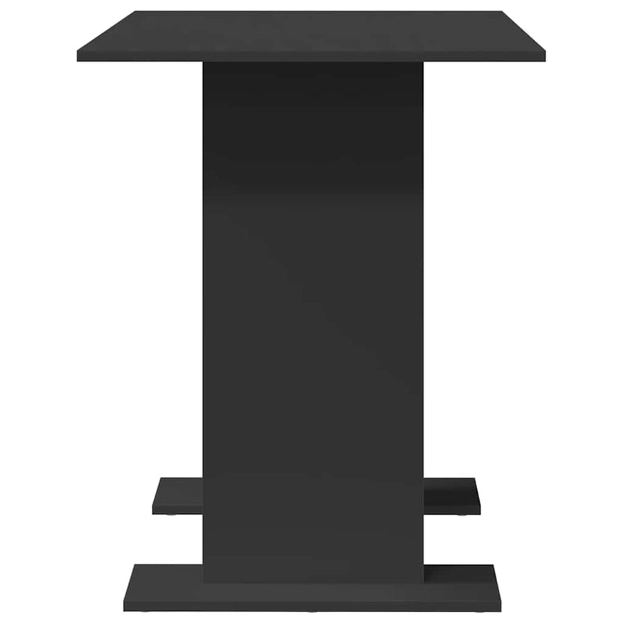 Eettafel Zwart 110 x 60 x 75 cm Bewerkt hout