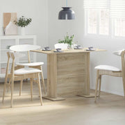 Eettafel 110x60x75 cm bewerkt hout