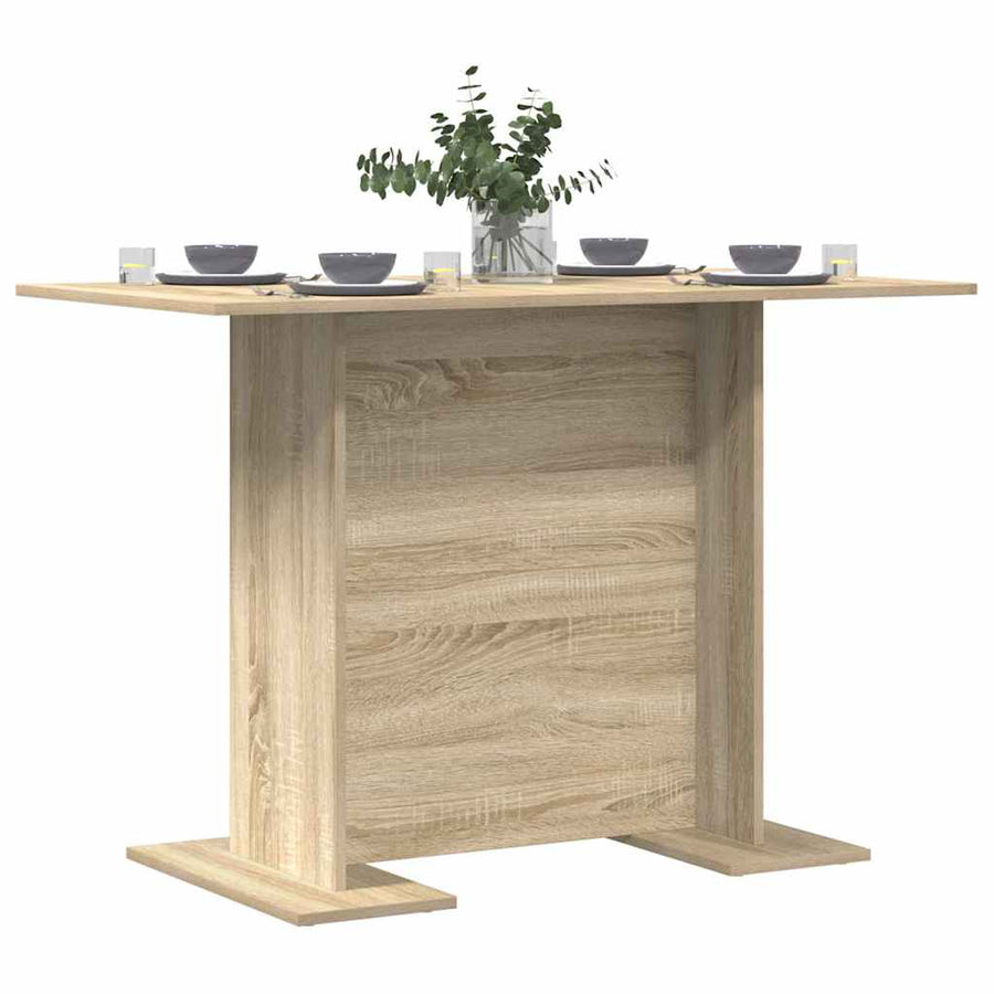 Eettafel Sonoma Eiken 110 x 60 x 75 cm Bewerkt hout