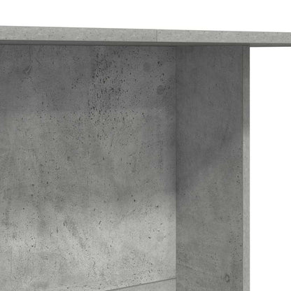 Eettafel Beton Grijs 110 x 60 x 75 cm Bewerkt hout