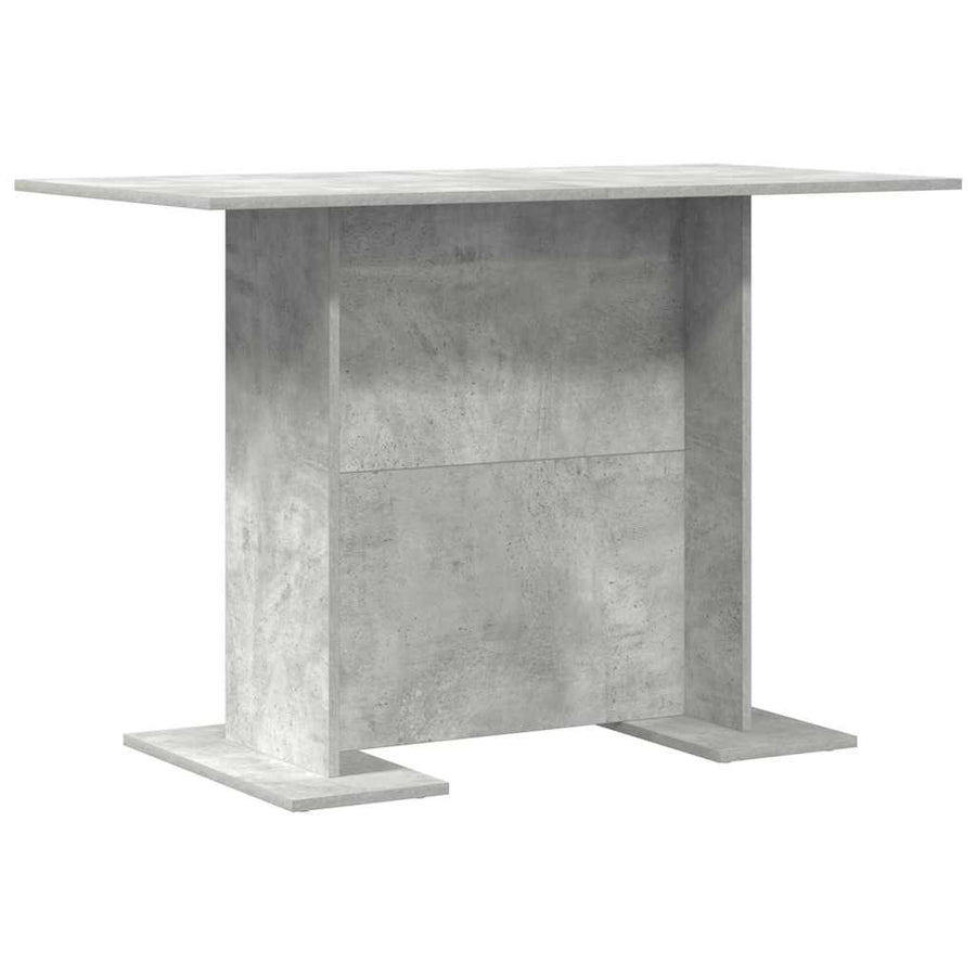 Eettafel Beton Grijs 110 x 60 x 75 cm Bewerkt hout