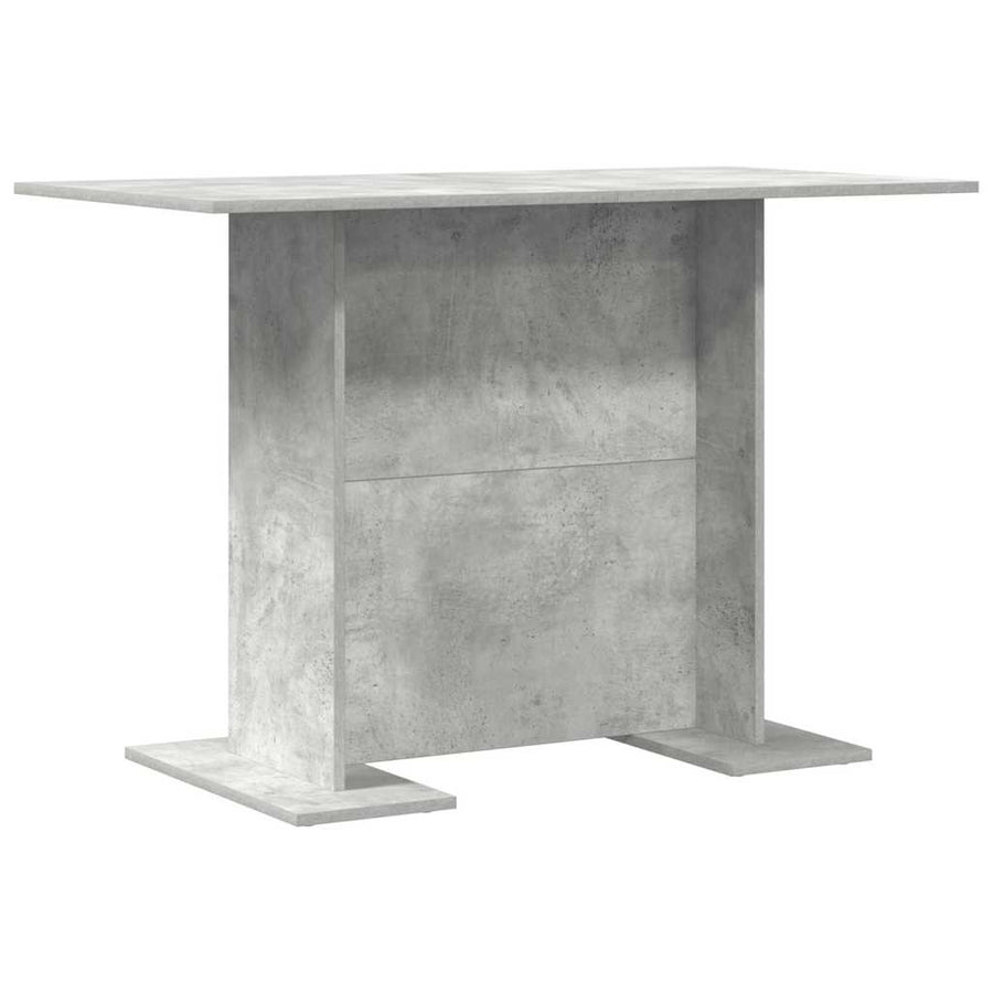 Eettafel Beton Grijs 110 x 60 x 75 cm Bewerkt hout