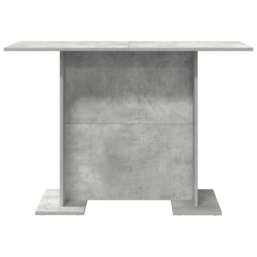 Eettafel Beton Grijs 110 x 60 x 75 cm Bewerkt hout