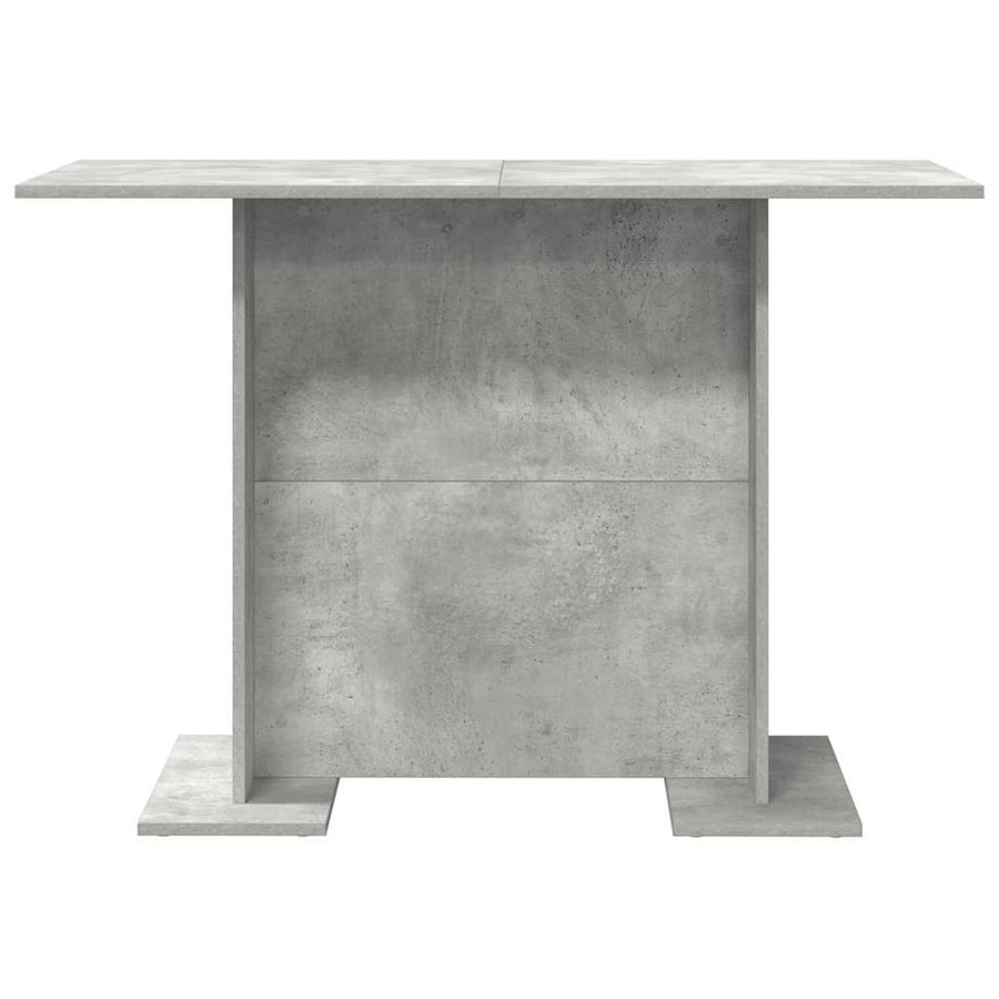 Eettafel Beton Grijs 110 x 60 x 75 cm Bewerkt hout