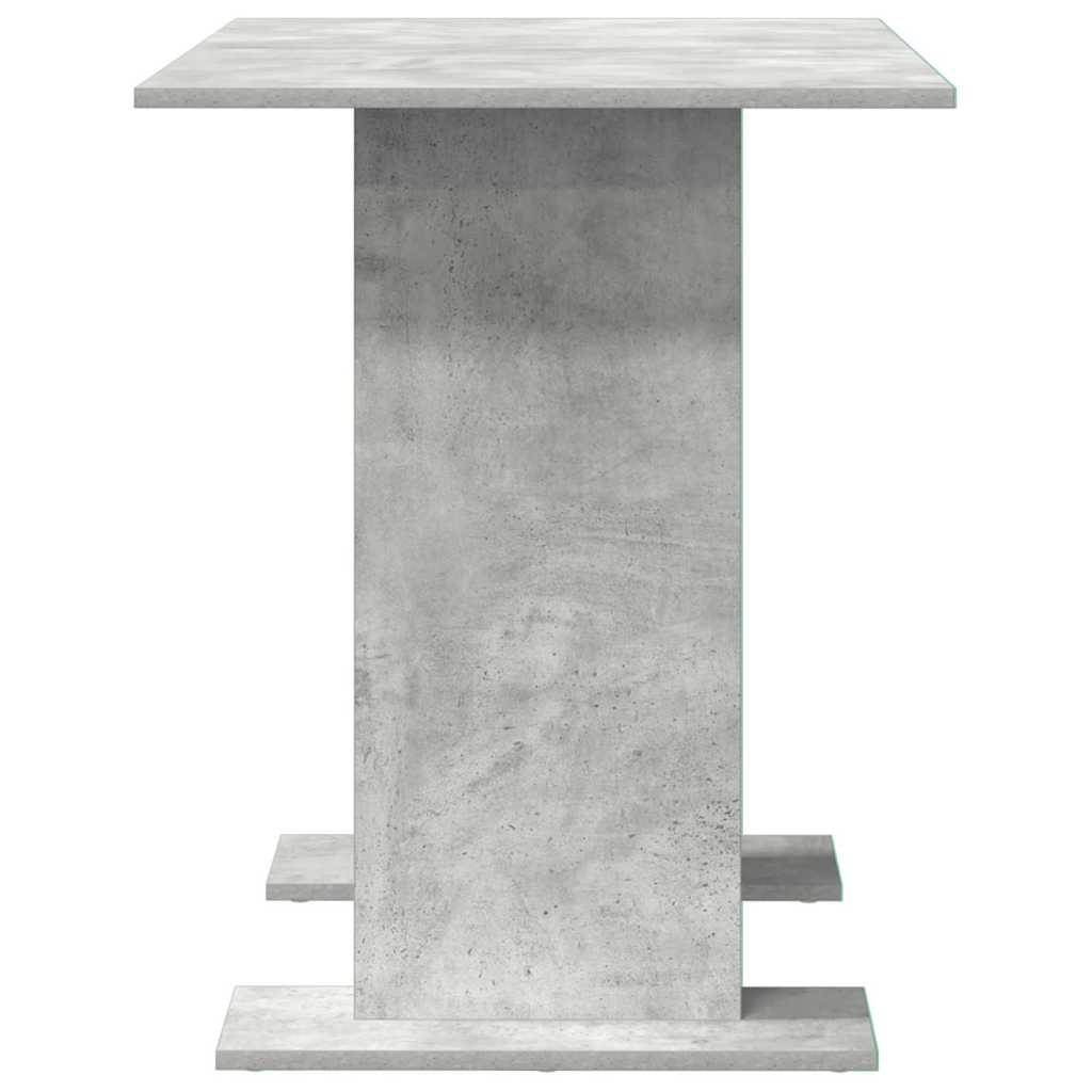 Eettafel Beton Grijs 110 x 60 x 75 cm Bewerkt hout