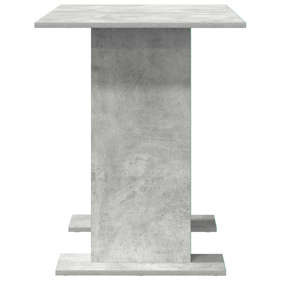 Eettafel Beton Grijs 110 x 60 x 75 cm Bewerkt hout