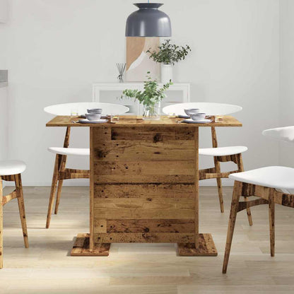 Eettafel Oudhout 110 x 60 x 75 cm Bewerkt hout