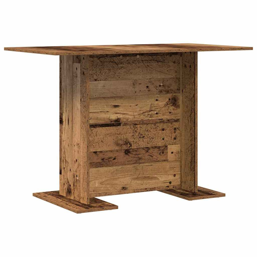 Eettafel Oudhout 110 x 60 x 75 cm Bewerkt hout