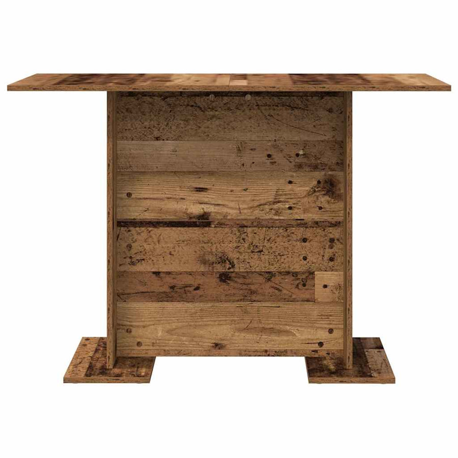 Eettafel Oudhout 110 x 60 x 75 cm Bewerkt hout