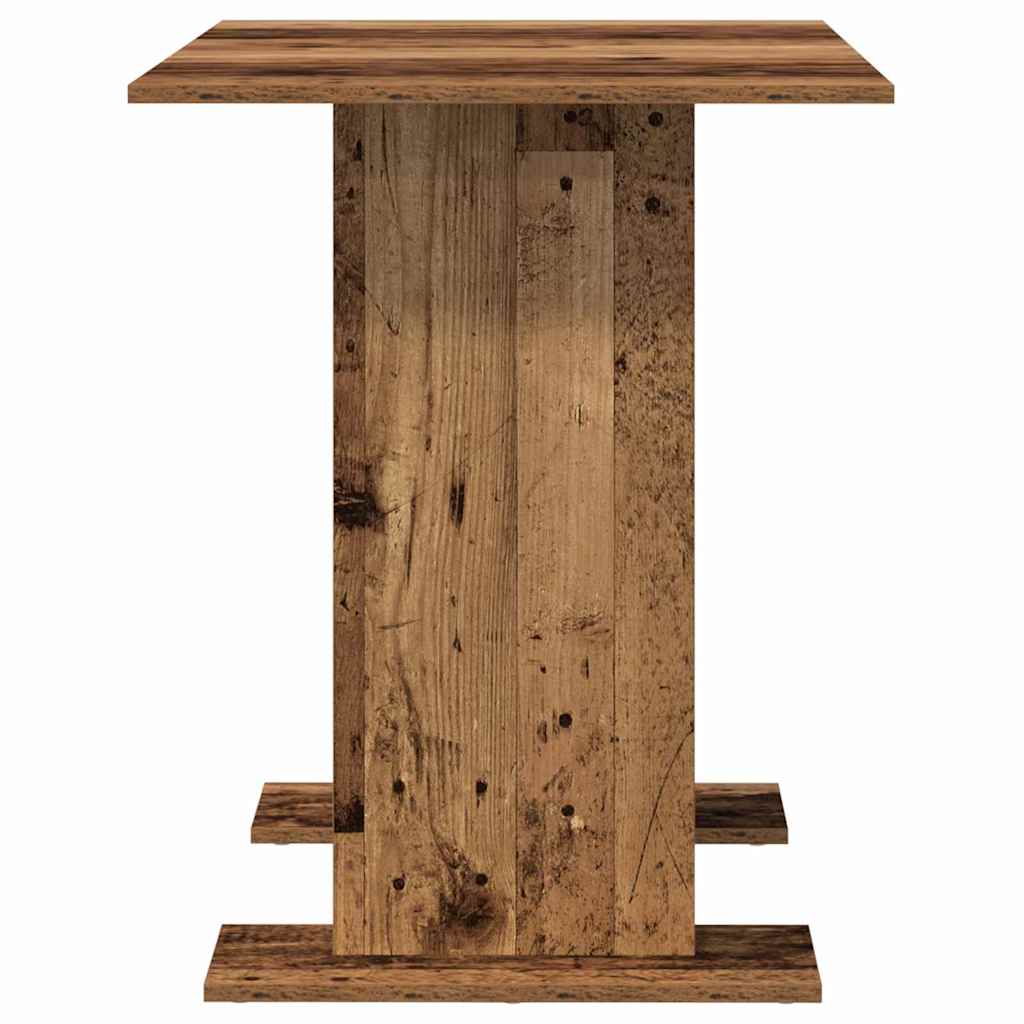 Eettafel Oudhout 110 x 60 x 75 cm Bewerkt hout