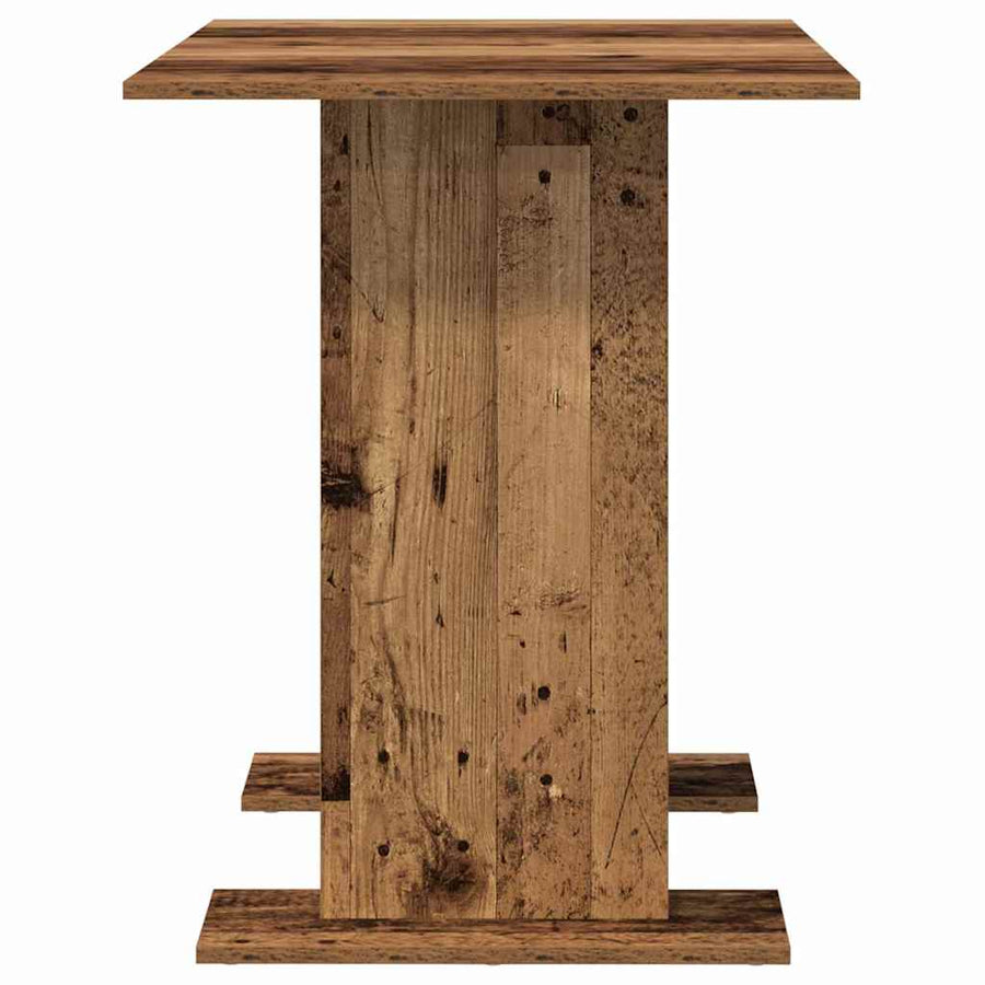 Eettafel Oudhout 110 x 60 x 75 cm Bewerkt hout
